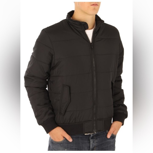 Small RVCA rush push jacket fleece lined warm bomber jacket - Picture 4 of 14